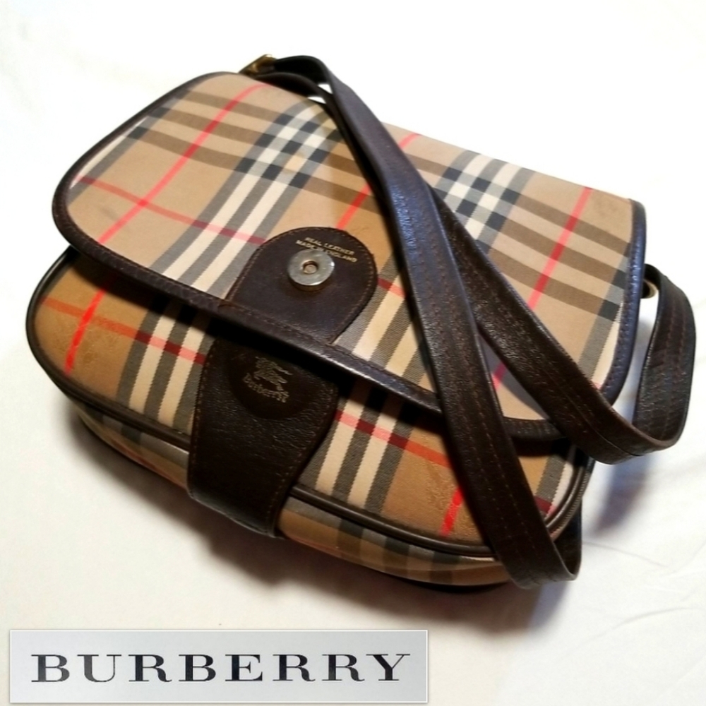 Burberry Nova Check Vintage Crossbody EUC.